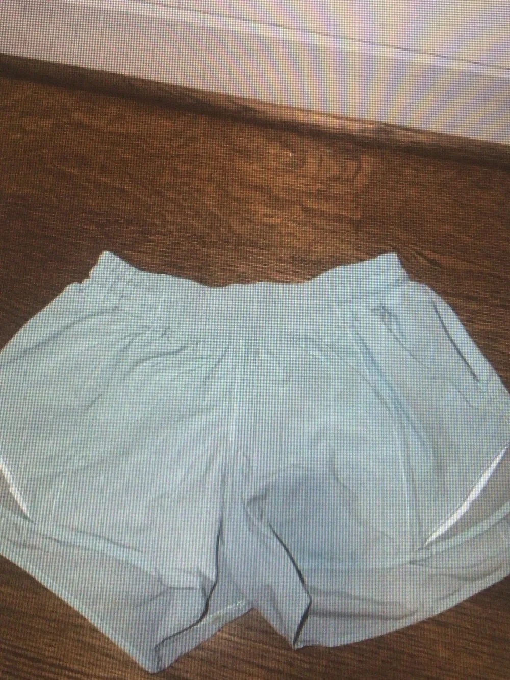 Light Blue Women's Athletic Shorts - Casual Running Shorts